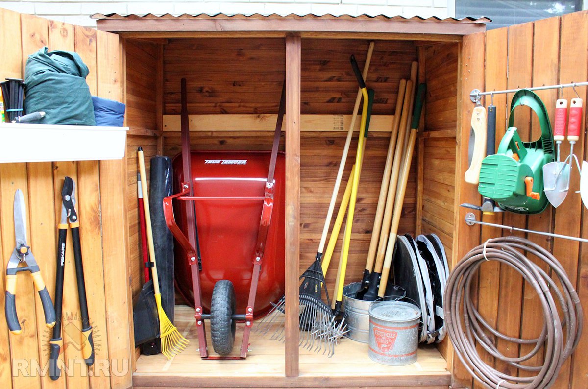 Yard Tool Storage -   Хранение в сарае, Шкаф для хранения  инструментов, Хранение инструментов